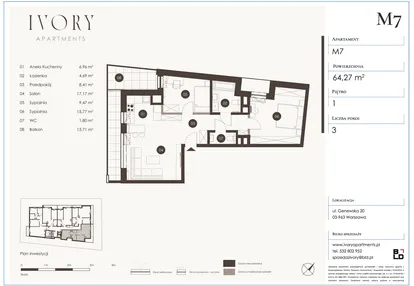 Mieszkanie w inwestycji: Ivory