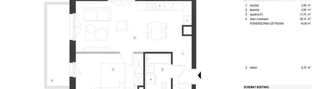 Mieszkanie w inwestycji: Smardzewska 8