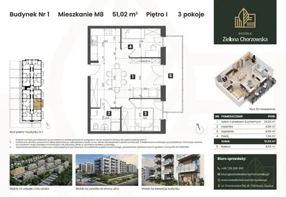 Mieszkanie w inwestycji: Osiedle Zielona Chorzowska