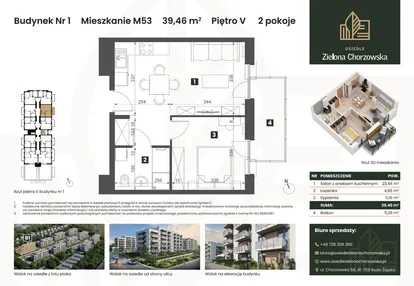 Mieszkanie w inwestycji: Osiedle Zielona Chorzowska