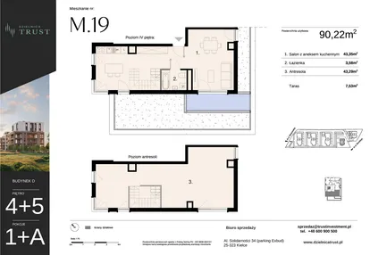 Mieszkanie w inwestycji: Dzielnica Trust