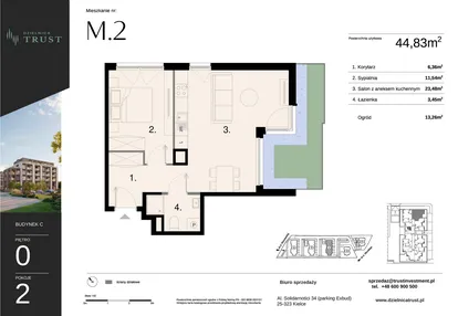 Mieszkanie w inwestycji: Dzielnica Trust