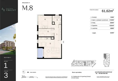 Mieszkanie w inwestycji: Dzielnica Trust