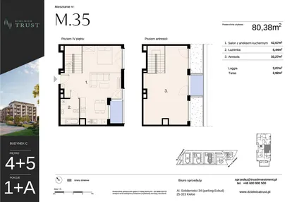 Mieszkanie w inwestycji: Dzielnica Trust