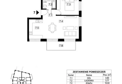 Mieszkanie w inwestycji: Kopalniana 7