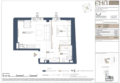 Mieszkanie w inwestycji: Apartamenty Jana Pawła 34
