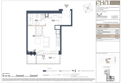 Mieszkanie w inwestycji: Apartamenty Jana Pawła 34