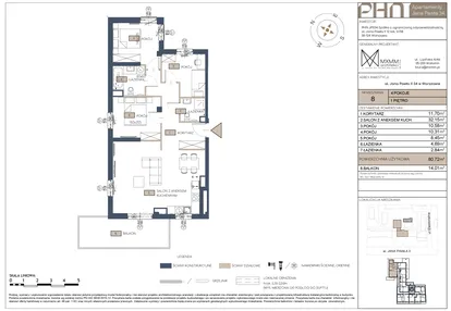 Mieszkanie w inwestycji: Apartamenty Jana Pawła 34