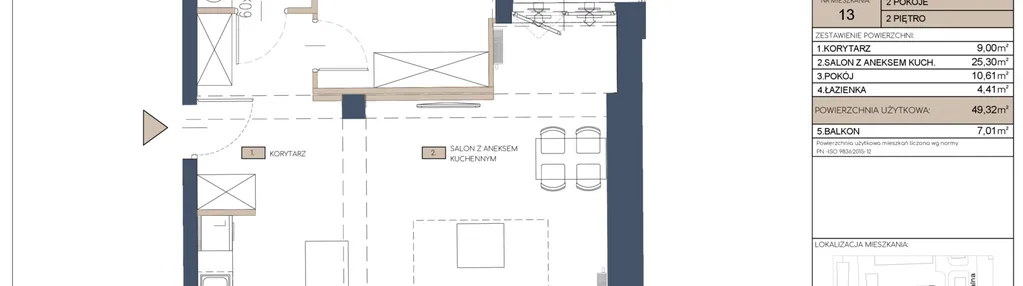 Mieszkanie w inwestycji: Apartamenty Jana Pawła 34