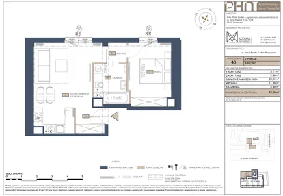 Mieszkanie w inwestycji: Apartamenty Jana Pawła 34