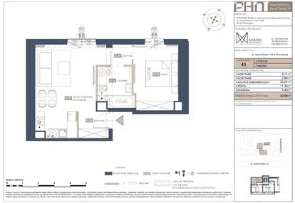 Mieszkanie w inwestycji: Apartamenty Jana Pawła 34