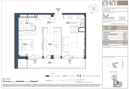 Mieszkanie w inwestycji: Apartamenty Jana Pawła 34