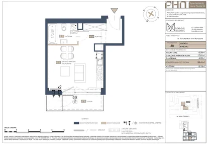Mieszkanie w inwestycji: Apartamenty Jana Pawła 34
