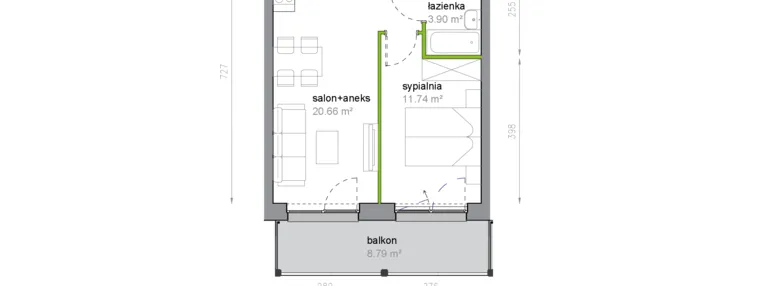 Mieszkanie w inwestycji: Piękna Vita