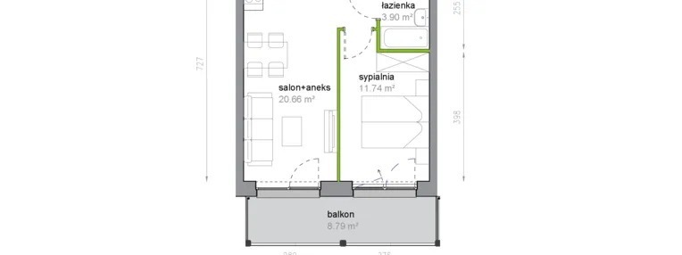 Mieszkanie w inwestycji: Piękna Vita
