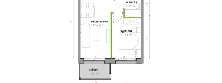 Mieszkanie w inwestycji: Piękna Vita