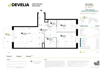 Mieszkanie w inwestycji: Viva Cité 2