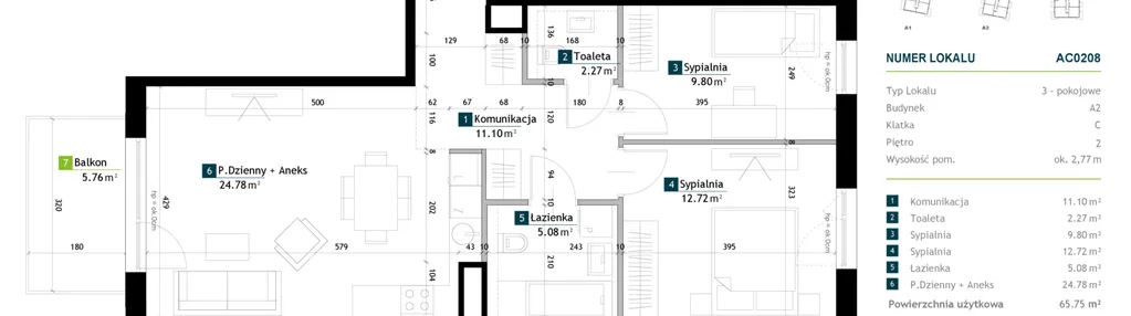 Mieszkanie w inwestycji: Viva Cité 2