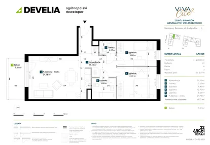 Mieszkanie w inwestycji: Viva Cité 2