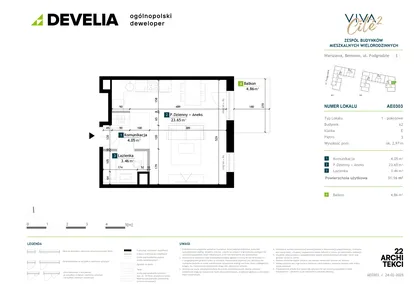 Mieszkanie w inwestycji: Viva Cité 2