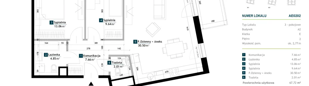 Mieszkanie w inwestycji: Viva Cité 2