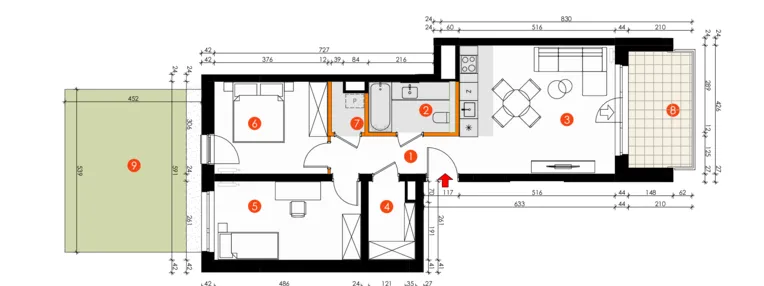 Mieszkanie w inwestycji: Platanowy Park etap IV