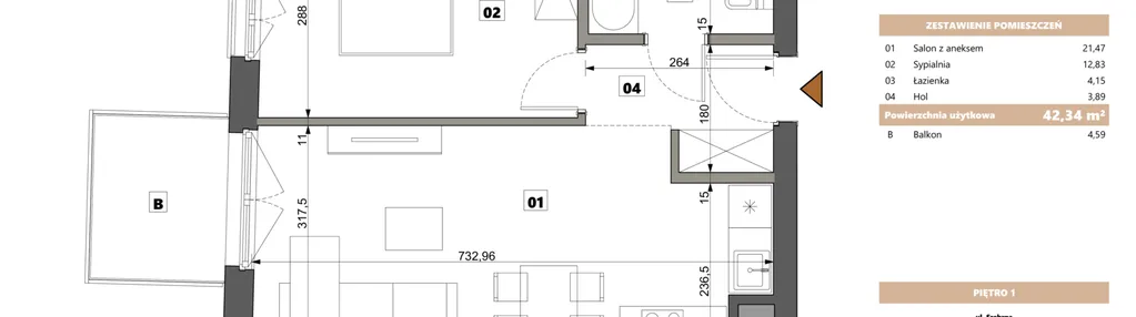 Mieszkanie w inwestycji: Srebrna 5