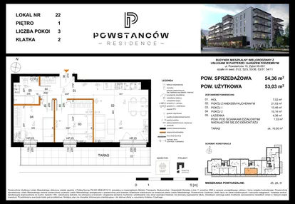 Mieszkanie w inwestycji: Powstańców Residence