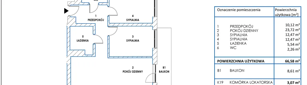 Mieszkanie w inwestycji: Dworzysko Park - Etap III