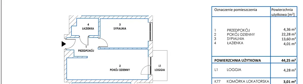 Mieszkanie w inwestycji: Dworzysko Park - Etap III