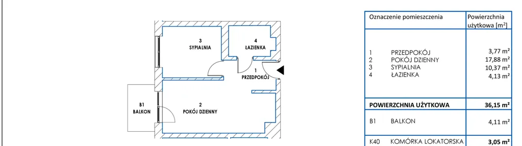 Mieszkanie w inwestycji: Dworzysko Park - Etap III