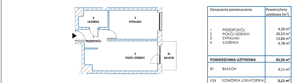 Mieszkanie w inwestycji: Dworzysko Park - Etap III