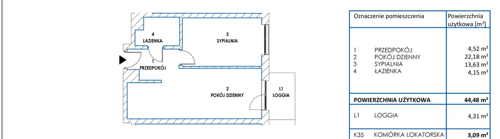 Mieszkanie w inwestycji: Dworzysko Park - Etap III