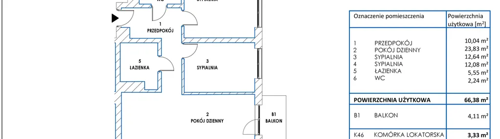 Mieszkanie w inwestycji: Dworzysko Park - Etap III