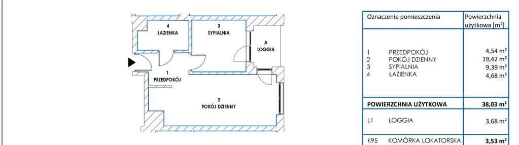 Mieszkanie w inwestycji: Dworzysko Park - Etap III