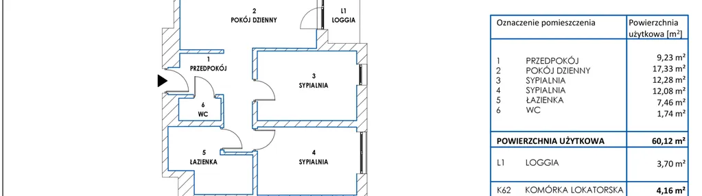 Mieszkanie w inwestycji: Dworzysko Park - Etap III