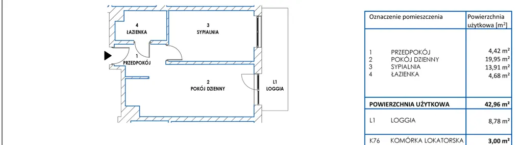 Mieszkanie w inwestycji: Dworzysko Park - Etap III