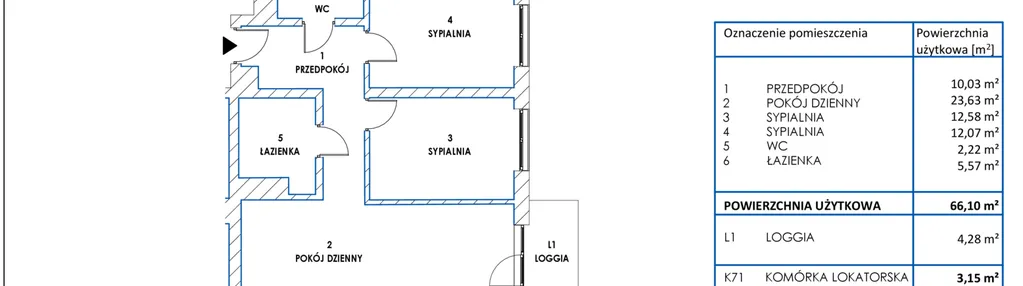 Mieszkanie w inwestycji: Dworzysko Park - Etap III