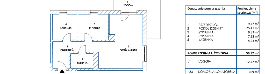 Mieszkanie w inwestycji: Dworzysko Park - Etap III