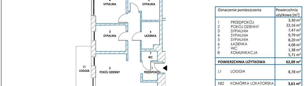 Mieszkanie w inwestycji: Dworzysko Park - Etap III