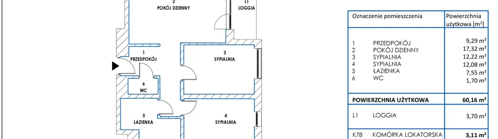 Mieszkanie w inwestycji: Dworzysko Park - Etap III