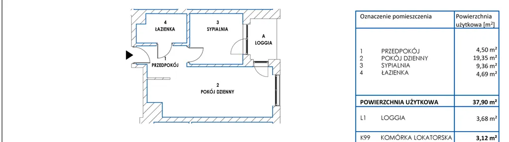 Mieszkanie w inwestycji: Dworzysko Park - Etap III