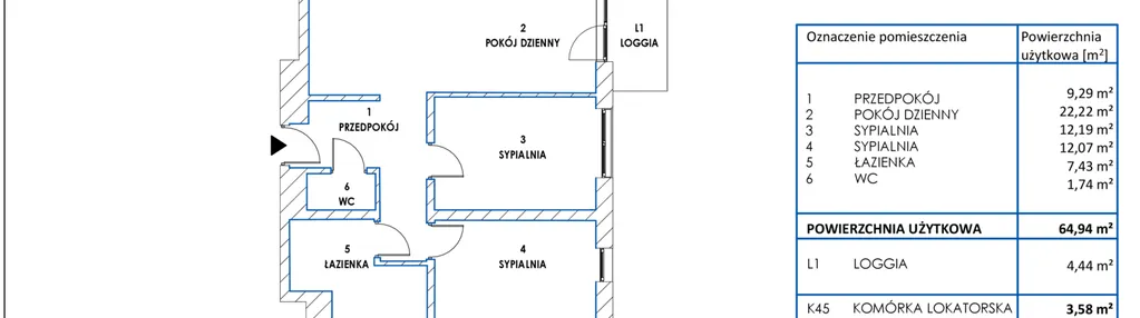 Mieszkanie w inwestycji: Dworzysko Park - Etap III