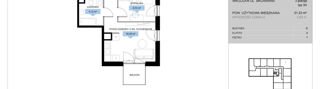 Mieszkanie w inwestycji: Bulwar Północny