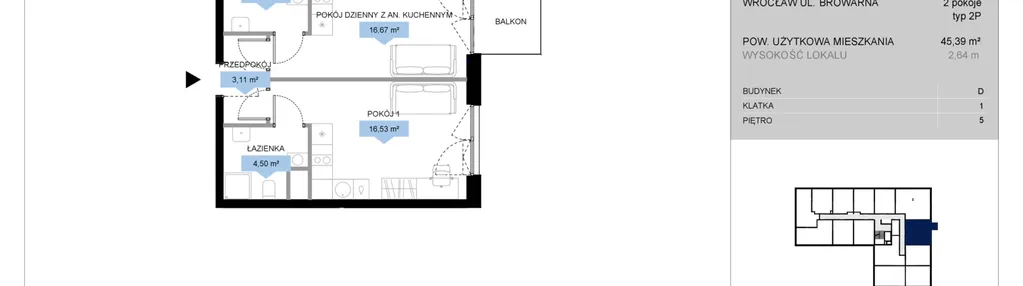 Mieszkanie w inwestycji: Bulwar Północny