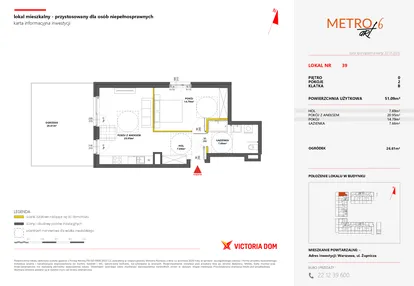 Mieszkanie w inwestycji: Metro Art 6