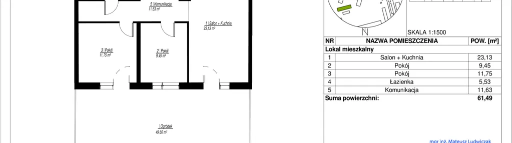 Mieszkanie w inwestycji: Jasielska 8C etap II