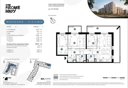 Mieszkanie w inwestycji: Nowe Promenady etap II