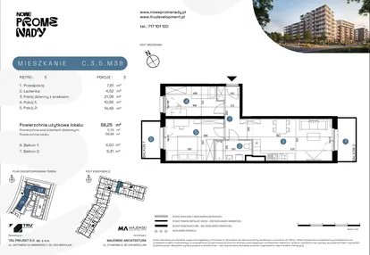 Mieszkanie w inwestycji: Nowe Promenady etap II