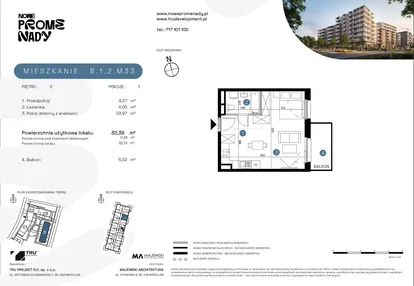 Mieszkanie w inwestycji: Nowe Promenady etap II